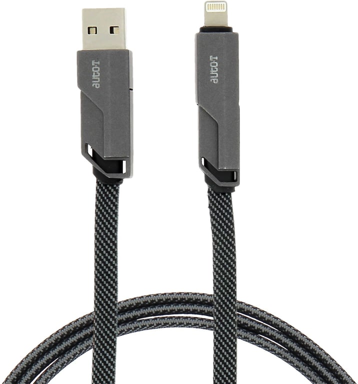 Câble plat AUTO T 540313 USB C 4 connecteurs - vue 3