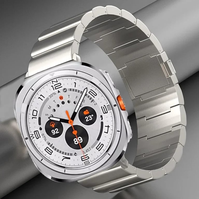 INF Bracelet Magnétique En Titane Pour Samsung Galaxy Watch 7 Ultra Argent - vue 3