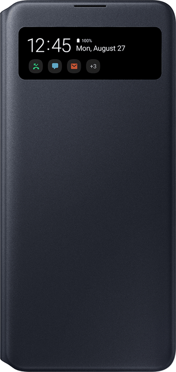 Folio S View Cover Noir pour Samsung G A71 Samsung