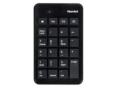 Hamlet XKPADUBK teclado numérico Portátil/PC USB Negro