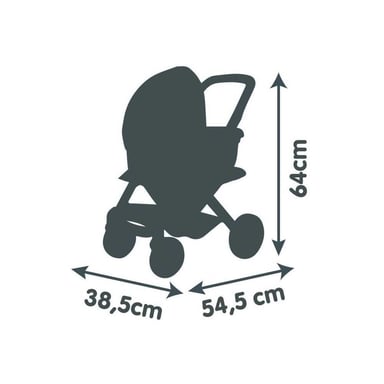 Smoby Maxi-Cosi Poussette+Landau Beige - Pour Poupon - 3en1 - dès 3 ans Beige - vue 7