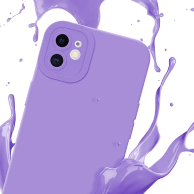 Coque pour Apple iPhone 11 en FLUID VIOLET CLAIR Housse de protection Étui en silicone TPU flexible