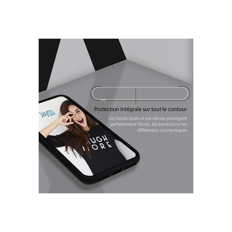 Coque 360 intégrale aimanté noir graphite et transparente Compatible avec  les téléphones de la marque Apple iPhone 13 Pro – Evetane