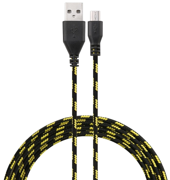 Cable Tressé pour Manette Playstation 4 PS4 3m Universel Chargeur Connecteur Micro USB Tissu Tissé L