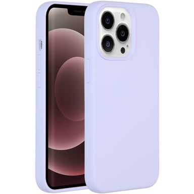 Accezz Coque Liquid Silicone pour Apple iPhone 13 Pro Max - Violet