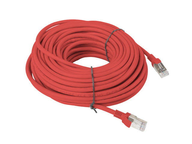 Lanberg PCF6-10CC-3000-R cable de red Rojo 30 m Cat6 F/UTP (FTP)