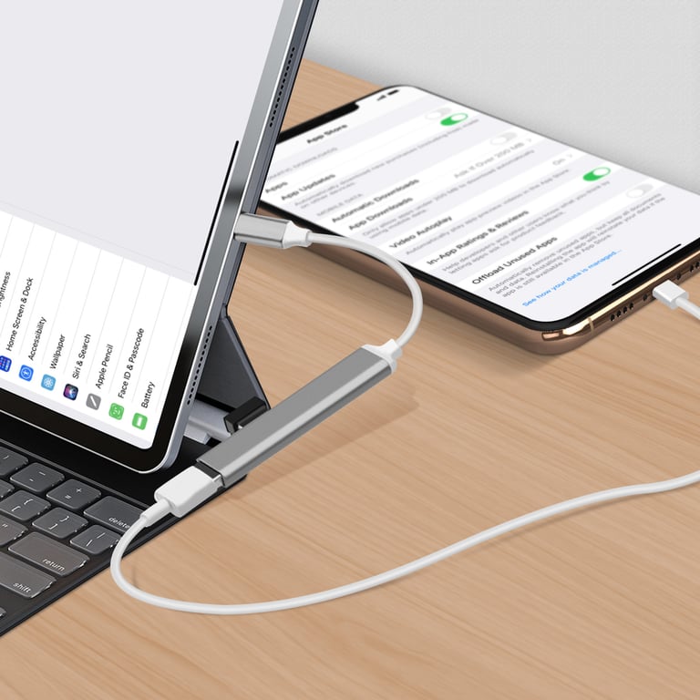 Hub Lightning vers 2 ports USB et 1 port Lightning Charge / synchronisation LinQ Neuf - vue 2