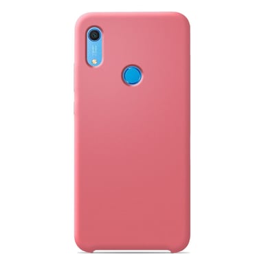 Coque silicone unie Soft Touch Rose compatible Huawei Y6S