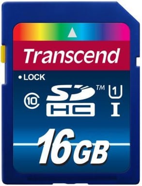 Transcend 16GB SDHC Classe 10 UHS-I 16GB NAND Classe 10