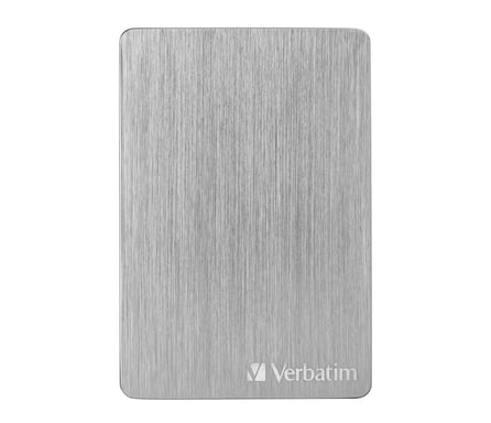 Verbatim Disque dur portable mince Store ?n? Go ALU 2 To argenté