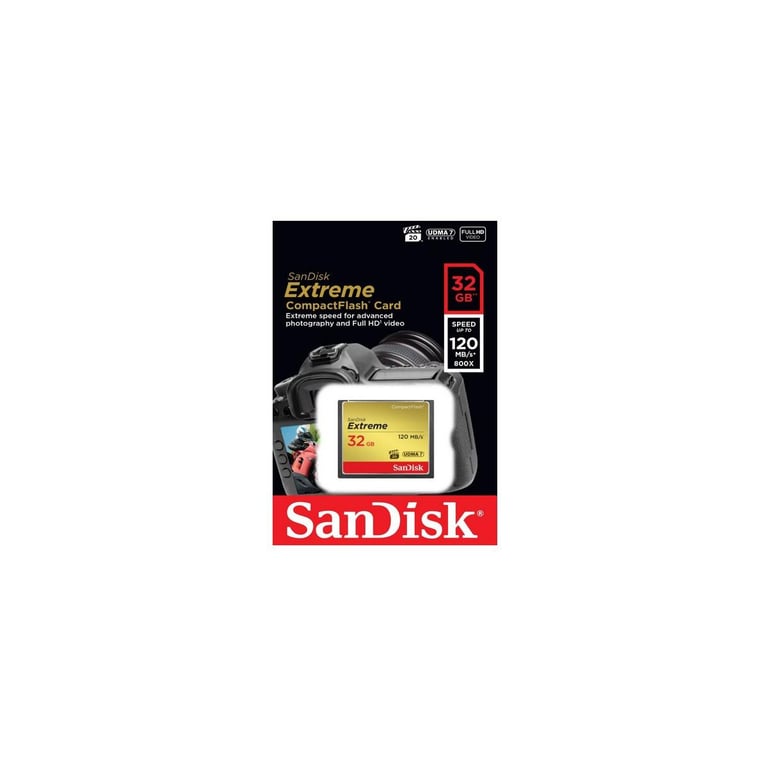 SanDisk Carte mémoire Extreme CompactFlash - vue 6