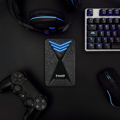 TooQ TQE-2550BL caja para disco duro externo Carcasa de disco duro/SSD Negro 2.5''