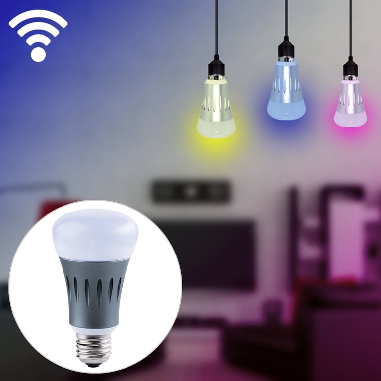 Ampoule Connectée Google Home Echo Alexa LED 7W Multicolore YONIS - Yonis