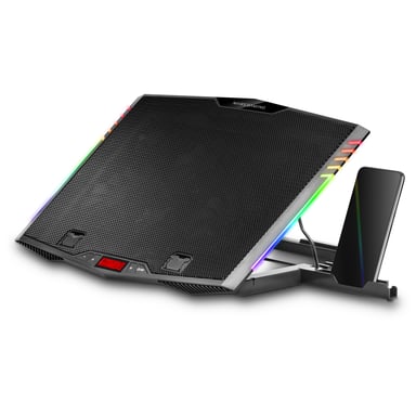 Mars Gaming MNBC5 Support de livres Supports de Laptop Noir 48,3 cm (19'')