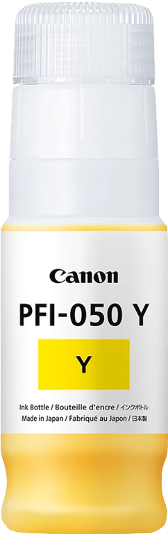 Canon PFI 050 Y Jaune - vue 2