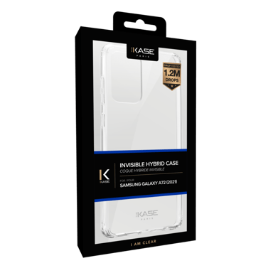 Carcasa híbrida invisible para Samsung Galaxy A72 2021, Transparente