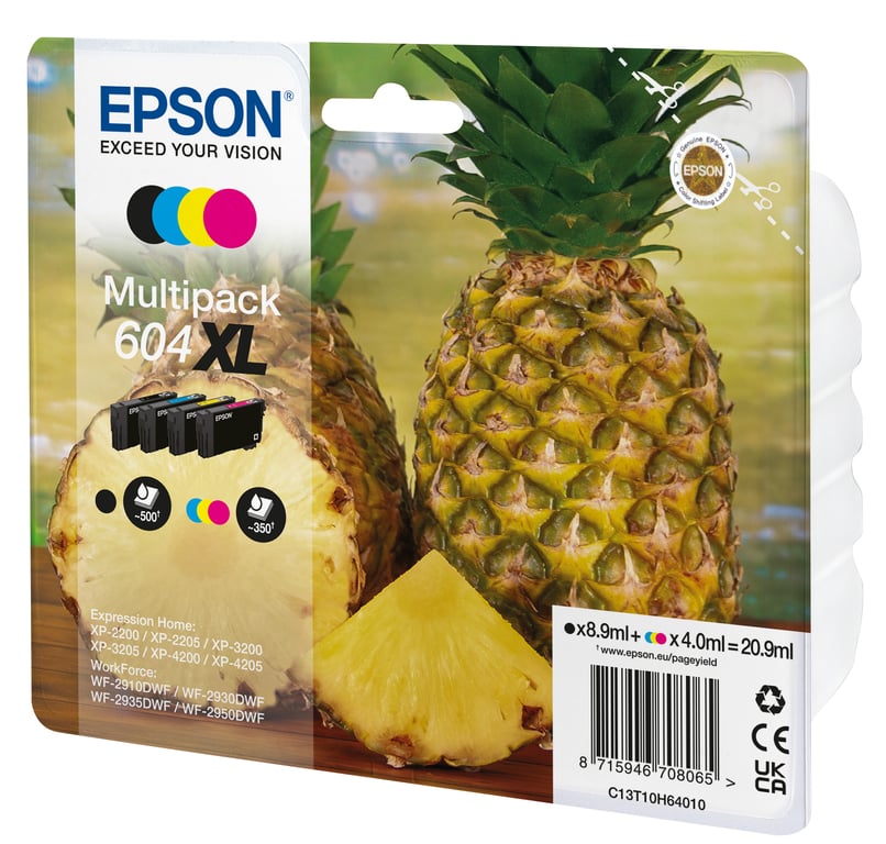 Epson Multipack 604 XL 4 cartouches - Neuf