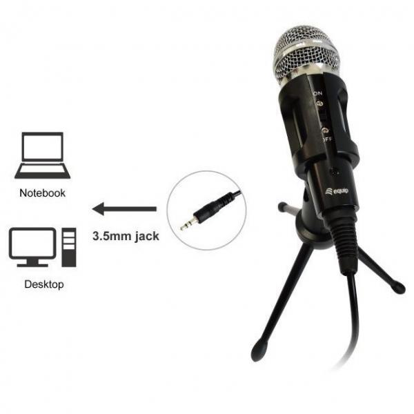 Mini Microphone Stéréo avec Tripod - vue 4