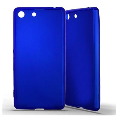 Coque silicone unie compatible Givré Bleu Sony Xperia M5