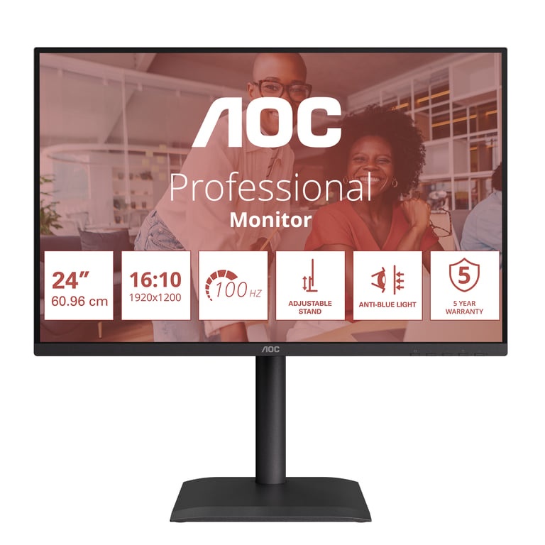 AOC E4 X24E4U écran plat de PC 61 cm 24 1920 x 1200 pixels Full HD LED Neuf