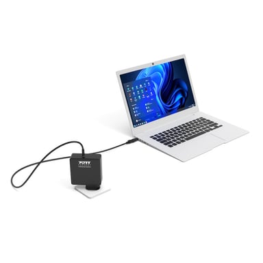 Port Designs Alimentation Universelle 90W + USB-C - EU Noir - vue 3