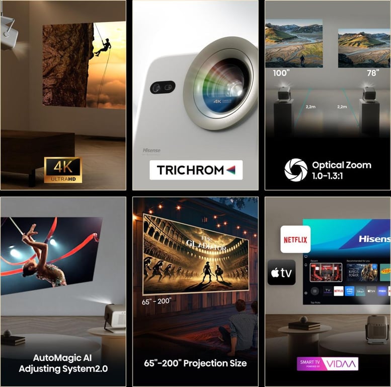 Hisense M2 Pro UHD 4K 3840x2160 Compatibilité 3D Neuf - vue 2