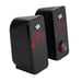 Redragon STENTOR (GS500) altoparlante stereo 2.0 per PC con retroilluminazione rossa, alimentazione USB e jack da 3,5 mm