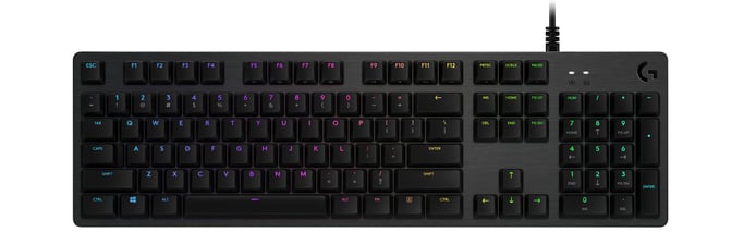Logitech G 920-008940 clavier Jouer USB AZERTY Français Charbon