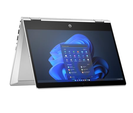 HP Pro x360 435 G10 AMD Ryzen™ 5 7530U Hybride (2-en-1) 33,8 cm (13.3'') Écran tactile Full HD 8 Go DDR4-SDRAM 256 Go SSD Wi-Fi 6 (802.11ax) Windows 11 Pro Argent