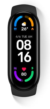 Xiaomi Mi Smart Band 6 AMOLED Fascia da braccio per il monitoraggio dell'attività 3,96 cm (1.56'') Nero