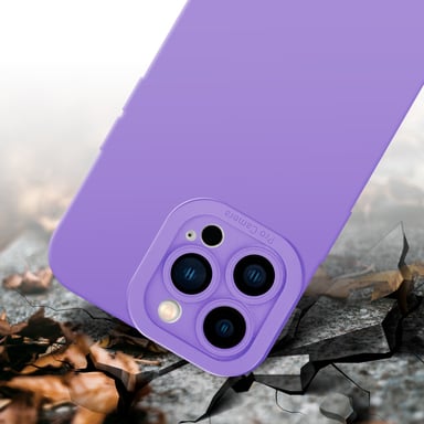 Coque pour Apple iPhone 14 PRO MAX en FLUID VIOLET CLAIR Housse de protection Étui en silicone TPU flexible