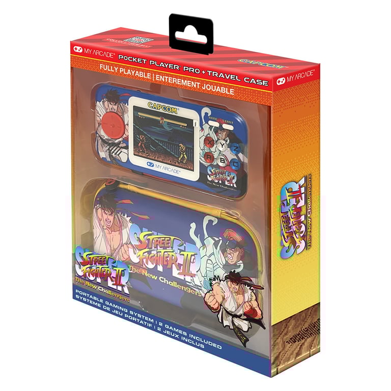 Système gaming portable Just For Games Pocket Player Pro Super Street Fighter II + Housse de transport - vue 7