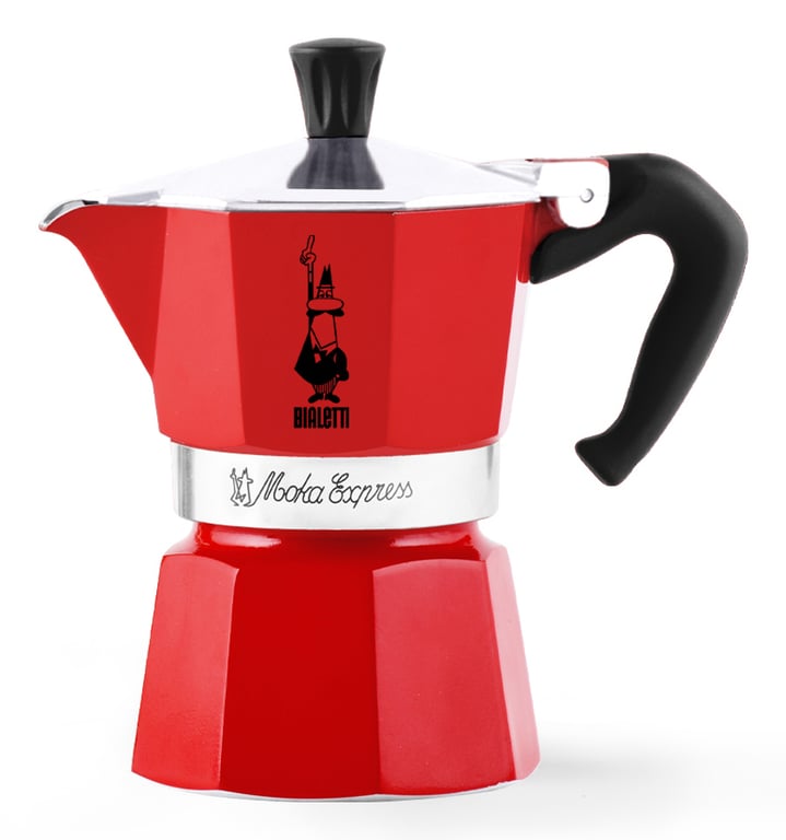 Bialetti Moka Express Cafetière à moka Rouge - Neuf