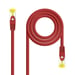 Nanocable Cable de red latiguillo RJ45 LSZH Cat.6A SFTP AWG26, Rojo, 3.0 m
