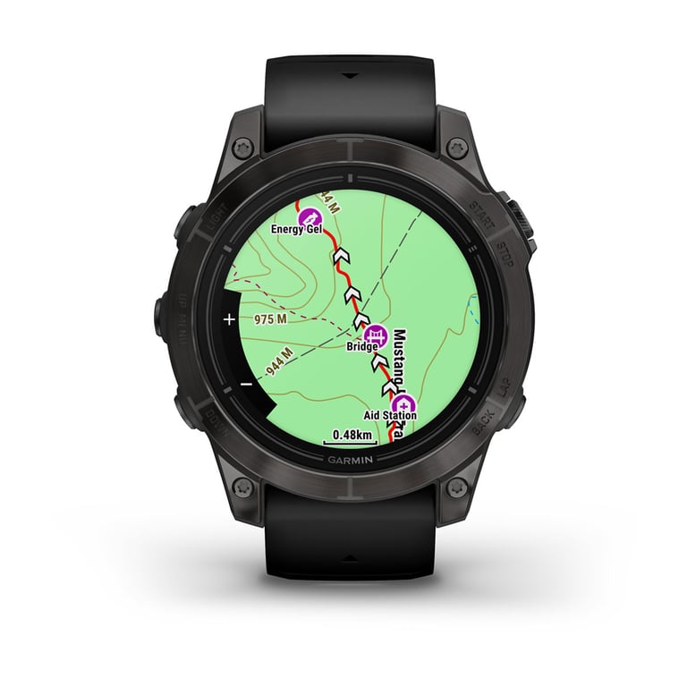 Garmin epix Pro (Gen 2) 3,3 cm (1.3 ) AMOLED 47 mm Numérique 416 x 416 pixels Écran tactile Noir Wifi GPS (satellite) - Neuf