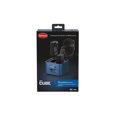 Caricabatterie HAHNEL ProCube2 compatibile con Panasonic DMW-BLC12, BLF19, BLJ31, BLK-22