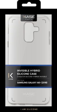 Carcasa híbrida invisible para Samsung Galaxy A6+ 2018, Transparente