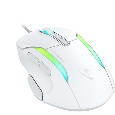 Souris gaming filaire - Turtle Beach Kone? II - Ultra légere - Blanc, 26 000 DPI, 23 fonctions personnalisables