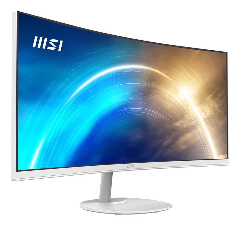 MSI Pro MP341CQW écran plat de PC 86,4 cm (34 ) 3440 x 1440 pixels UltraWide Quad HD Blanc - Neuf