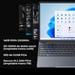 CHUWI CoreBook X R5 14'' Ultrabook, Ryzen 5 7430U, 16GB RAM, 512GB SSD, Windows 11 Home, ligero y potente - Gris
