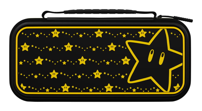 PDP Estuche de viaje Plus GLOW: Super Star, Para Nintendo Switch, Nintendo Switch Lite y Nintendo Switch - Modelo OLED