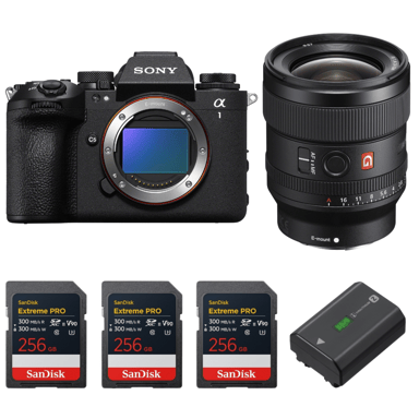 Appareil photo hybride Sony Alpha 1 II + FE 24mm f/1.4 GM + 3 SanDisk 256GB Extreme PRO UHS-II + Sony NP-FZ100 + Ebook ''20 astuces pour des images qui claquent''