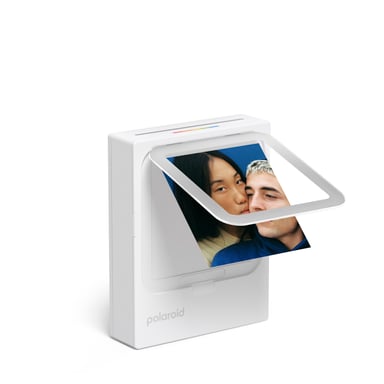 Stampante fotografica portatile Polaroid Hi-Print 3x3 Bianca Bluetooth 10 fogli