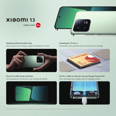 Xiaomi 13 (5G) 256 GB, bianco, sbloccato