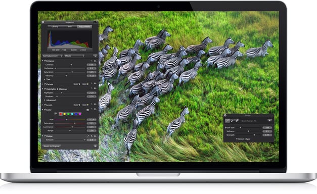 Apple MacBook Pro 13'' Retina 33,8 cm (13,3'') Intel® Core? i5 8 GB DDR3-SDRAM 256 GB Flash Mac OS X 10.8 Mountain Lion Plata