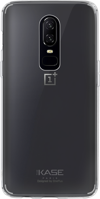 Coque hybride invisible pour Oneplus 6, Transparent