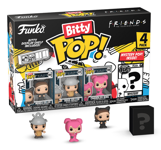 FUNKO Friends Pack 4 figurines Bitty POP! Monica as Catwoman - vue 2