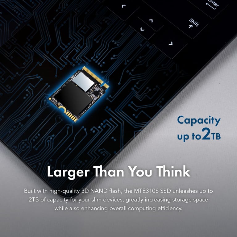 Transcend MTE310S SSD interne .2 2230 PCIe 4.0 x4 NVMe - vue 5