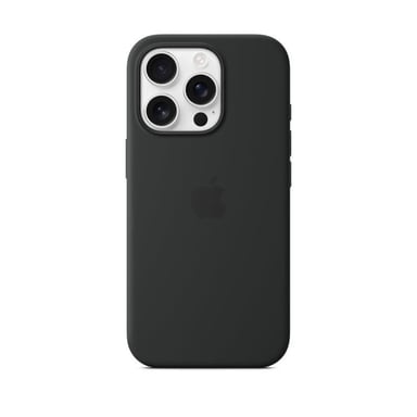 Custodia Apple in silicone con MagSafe per iPhone 16 Pro - Nero Apple iPhone 16 Pro