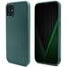 Moozy Lifestyle. Custodia progettata per Samsung A51, verde scuro - Custodia in silicone liquido con finitura opaca e rivestimento in morbida microfibra.